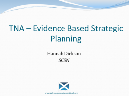 SCSN Training - Scottish Community Safety Network
