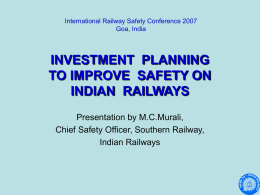 International Railway Safety Conference 2005