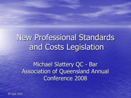 Costs Disclosure and Agreement Issues for Barristers