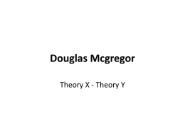 Douglas Mcgregor