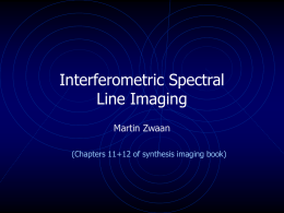 Spectral Line Interferometry