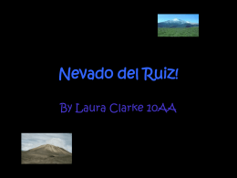 Nevado del Ruiz! - Think Geography