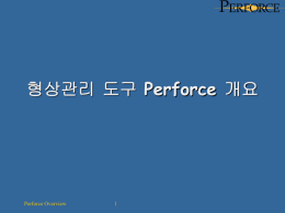 Introduction to perforce