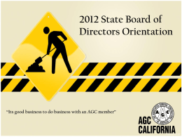 2012 State Board of Directors