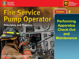 Performing Apparatus Check