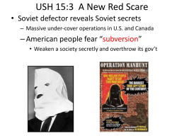 USH 15:3 A New Red Scare - Eastern Upper Peninsula ISD
