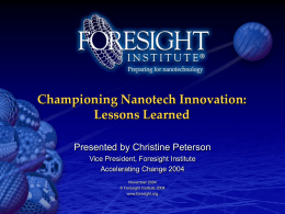 Nanotechnology Business Opportunities
