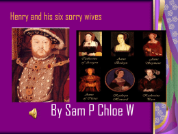Henry and his six sorry wives