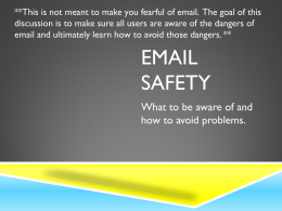 Email Safety - Minnesota Literacy Council