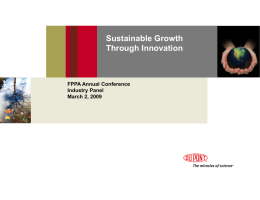 Sustainable Growth Through Innovation