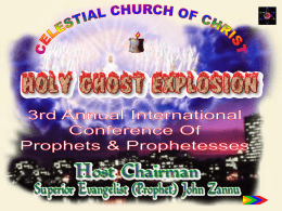 CELESTIAL CHURCH OF CHRIST Amazing Grace International
