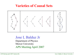Varieties of Causal Sets