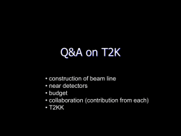 K2K and T2K