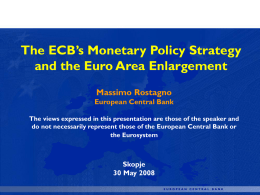 MR presentation - National Bank of the Republic of Macedonia