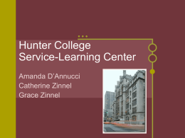 Hunter College Service