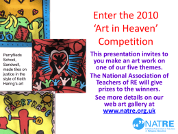 Enter the 2007 ‘Art in Heaven’ Competition