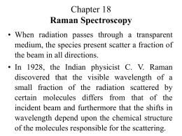 Chapter 18 Raman Spectroscopy