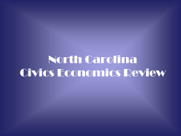 North Carolina Civics Economics Review