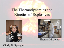 The Thermodynamics of Blowin’ Shit Up