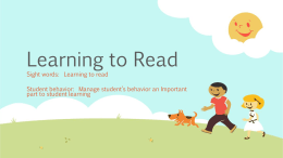 Learning to Read - Literacy for Diverse Populations