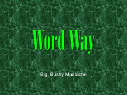 Word Way - San Jacinto