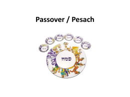 Passover / Pesach - Small Town Believer | the ramblings of