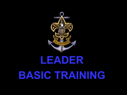 Adult Venturing Leader Basic