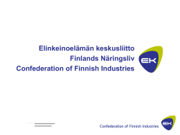 Development of the Finnish Economy