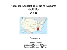 Nepalese Association of North Alabama (NANA)