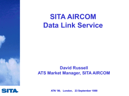 AIRCOM Data Link Service Evolution IATA Data Link