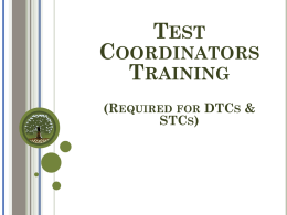 DTC Training Module 1