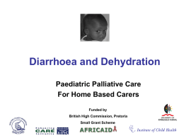 Diarrhoea & Dehydration