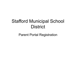 Stafford Municipal School District