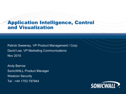 Application Intelligence, Control and Visualization