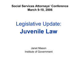 Social Services Attorneys’ Conference March 10
