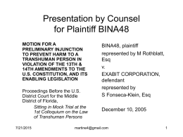 Bina48 v. Exabit Corp. - Terasem Movement, Inc.