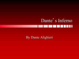 Dante’s Inferno - Southwest Career and Technical Academy