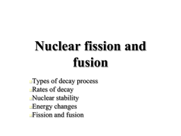 Nuclear forces and Radioactivity