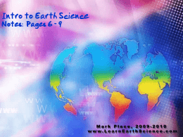 Intro to Earth Science Notes (Pages 6