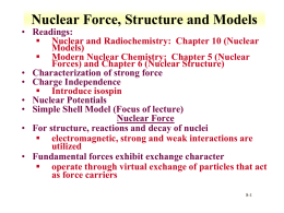 Nuclear Structure - UNLV Radiochemistry