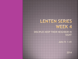 Lenten series week 4
