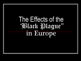 The Effects of The Bubonic Plague