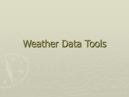 Weather Data Tools