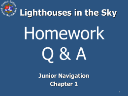 Lighthouse in the Sky Homework Q & A