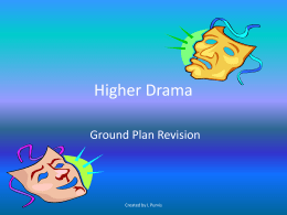 Higher Drama - Dunoon Grammar School