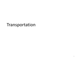 Transportation - Carnegie Mellon University