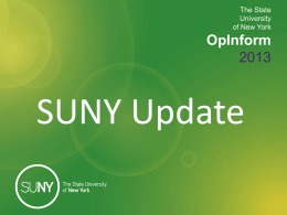 ) Recruitment Update Cheri Perrillo, Enrollment Services