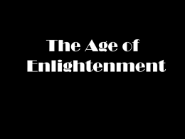 THE ENLIGHTENMENT