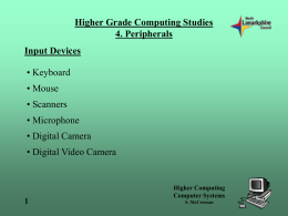 Standard Grade Computing Studies Commercial Data Processing