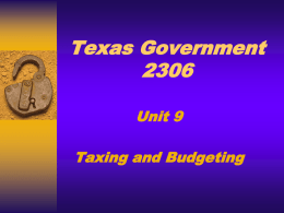 Texas Government 2306